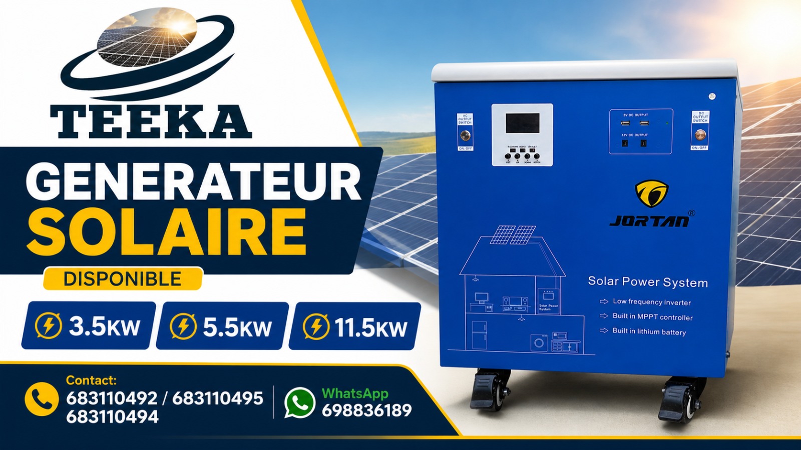 Générateur solaire TEEKA